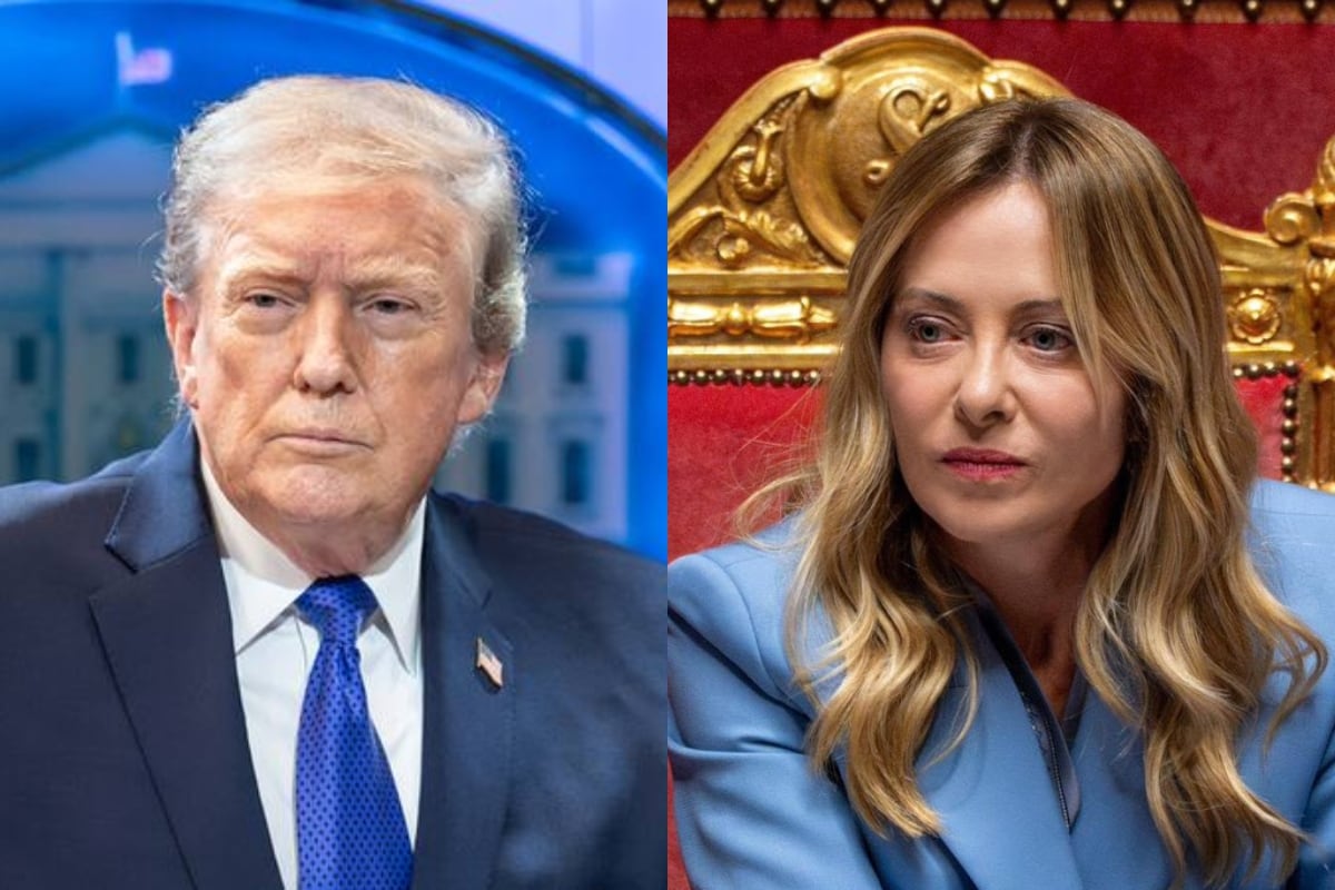 Trump dice que se fotografió "por pena" con Meloni y la primera ministra responde que Italia "no suplica"