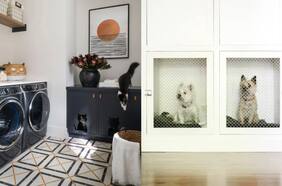 Casas de juego y areneros empotrados: el curioso mercado del diseño de interiores para mascotas