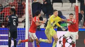 Con gol de arquero en el minuto final: la heroica victoria del Benfica sobre el Real Madrid para seguir en la Champions League