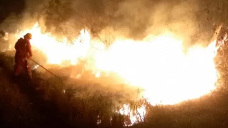 Fire in Bolivia