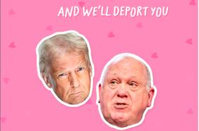 “Ven ilegalmente y te deportaremos”: el mensaje de Trump a los migrantes por San Valentín