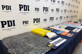 Desbaratan banda que pretendía enviar cocaína a Hong Kong desde el Aeropuerto de Santiago