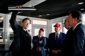 Elon Musk realiza lanzamiento de su megacohete Starship con Trump como invitado especial