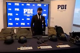 Hay una detenida: PDI incauta domicilio de banda delictual con armamento y equipamiento táctico en La Pintana