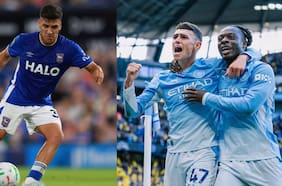Con Marcelino Núñez nuevamente borrado: Ipswich Town cae ante el líder Manchester City