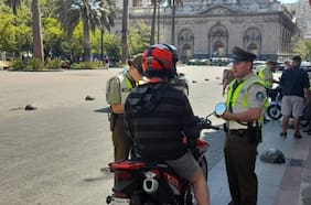 Recuperación de espacios públicos en la comuna de Santiago: Carabineros ha detenido a 183 personas en lo que va de año