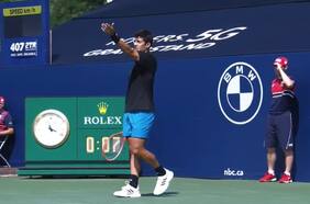 Christian Garin sucumbe ante la potencia del gigante Isner en Toronto