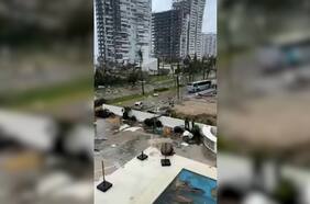 Los dramáticos registros que muestran el devastador paso del huracán Otis en México