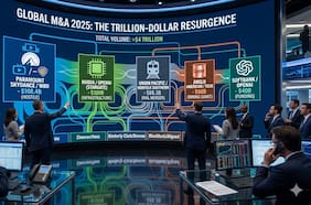 Más de US$ 4,8 billones: 2025, el año de los mega negocios y la consolidación de la inteligencia artificial