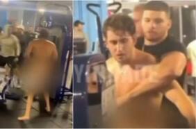Un hombre desnudo atacó a personas dentro de un gimnasio: luego siguió las agresiones en la calle