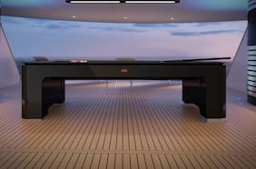 La última creación de Bugatti es una mesa de pool que cuesta 210 millones de pesos