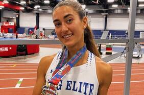 Matilde Tejos rompe el récord chileno en salto triple indoor