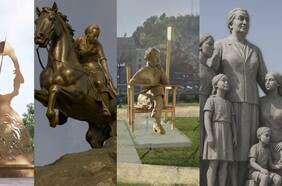 Las 10 propuestas que compiten para homenajear a Gabriela Mistral en el eje Alameda