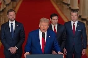 Trump afirma que Estados Unidos destruyó las instalaciones nucleares de Irán