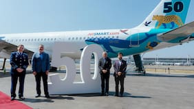 Jetsmart Airlines consolida flota de 50 aviones y espera alcanzar los 100 en cinco años