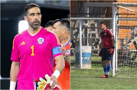 Claudio Bravo sorprende al arquero de Chimbarongo que sufrió en la goleada histórica de la U por la Copa Chile