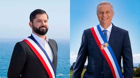 Fondo, postura y gestos: los simbolismos detrás de la foto presidencial de Kast y el contraste con Boric