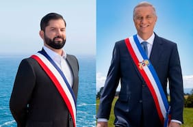 Fondo, postura y gestos: los simbolismos detrás de la foto presidencial de Kast y el contraste con Boric