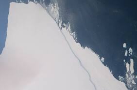 Revelan las primeras imágenes de un iceberg del tamaño de Londres