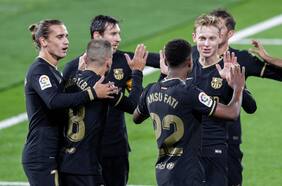 Messi y Ansu Fati llevan al Barcelona de Koeman