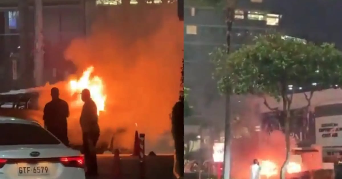 Registran una enorme explosión en el centro financiero de Guayaquil en Ecuador