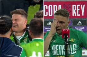 Joaquín se emociona hasta las lágrimas tras el título del Betis: “Todos queríamos volver a ganar una copa y esta es muy bonita”