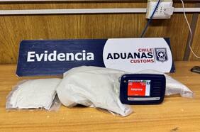 Dejan en prisión preventiva a ciudadano peruano que intentó ingresar casi tres kilos de ketamina a Chile