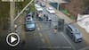 Así fue el accidente que protagonizó el Fiscal Valencia en Providencia: repartidor de comida quedó lesionado