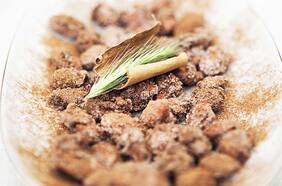 Almendras confitadas con canela