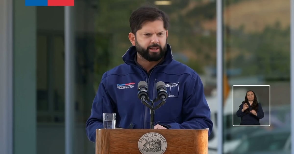 Boric desliza nuevos dardos por “parásitos” del Estado, peleas en época electoral y a Trump por crisis climática