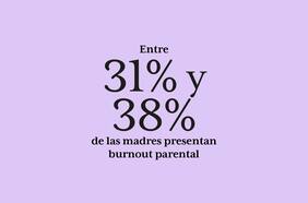 Entre 31% y 38% de las madres presentan burnout parental