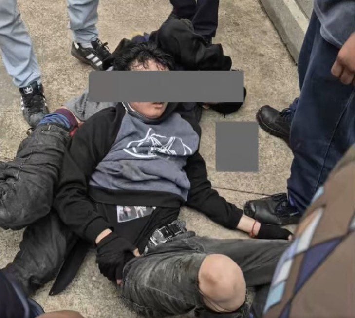 Los hermanos sospechosos del ataque en la Escuela Secundaria 13 en el Ejido La Unión de Torreón, en Coahuila. Foto: @juanbaaq en X.