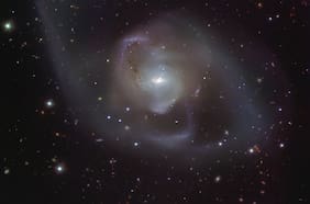 Telescopio en el norte logra impresionante imagen “de espectacular danza cósmica” de dos galaxias