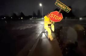 California “se prepara para la guerra”: fuertes vientos y lluvia de “ciclón bomba” ya dejan dos muertos