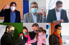De la campaña a las urnas: así fueron las votaciones de los seis candidatos que se juegan su opción este domingo