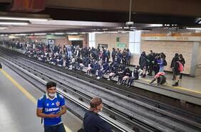 ¿Déjà vu? Tomarse el andén, la protesta secundaria que se repite en el Metro