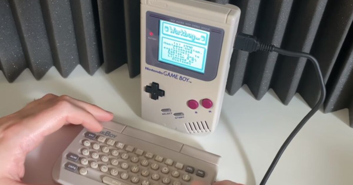 Workboy Workboy: Sale a la luz teclado para la Game Boy nunca lanzado - La Tercera