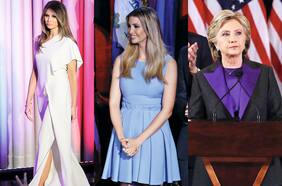 La artillería de moda de Melania, Ivanka y Hillary