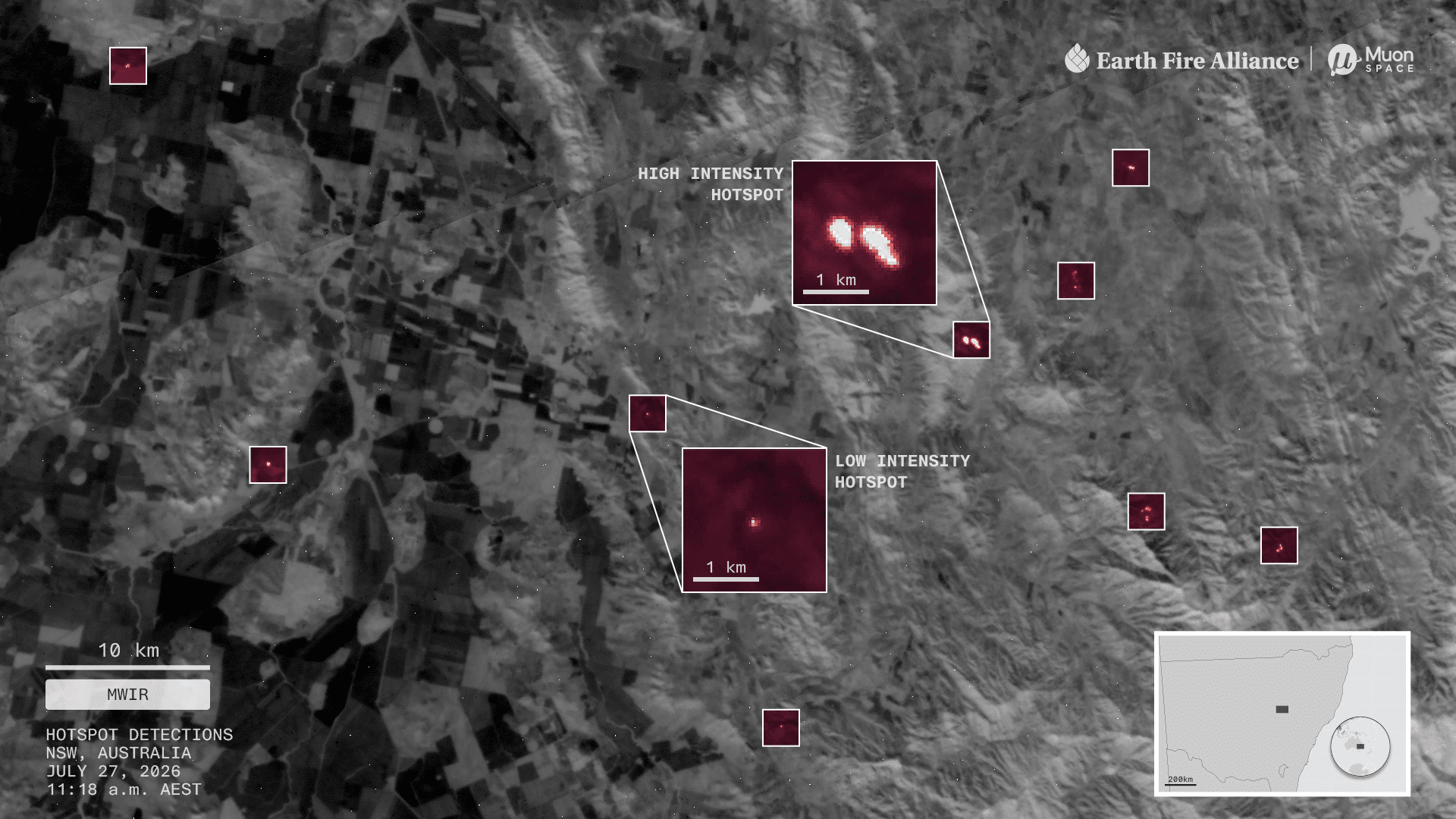 Cómo funciona FireSat, la constelación de satélites con IA diseñada para detectar y monitorear incendios forestales