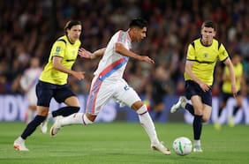 El análisis del técnico del Crystal Palace tras la primera titularidad de Darío Osorio en Inglaterra