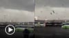 Registran impresionante voladura de techos en Terminal Sur de Santiago