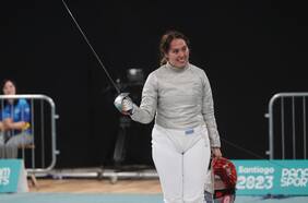 La esgrimista Yolanda Muñoz rompe en llanto tras no conseguir medalla: “Me dijeron que esta era mi última opción para validar la beca”