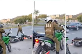 Conductor intenta atropellar a carabinero y control termina en balacera