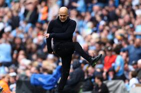 “¡Tú tienes que tomarlo!”: Guardiola se enfada con Haaland tras el penal de la discordia fallado por Gundogan