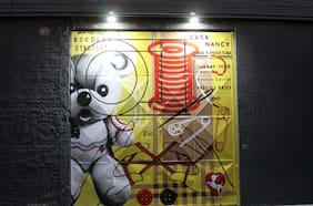 Los nuevos murales iluminados que le dan color al histórico barrio Matta Sur