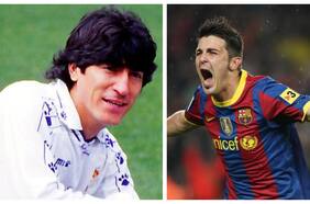 Iván Zamorano y David Villa: una conversación entre dos grandes delanteros