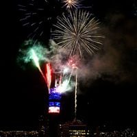 ¿Hay fuegos artificiales en la Torre Entel para el Año Nuevo 2024?