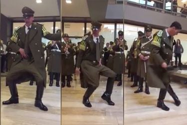 Carabinero sorprende bailando como Michael Jackson