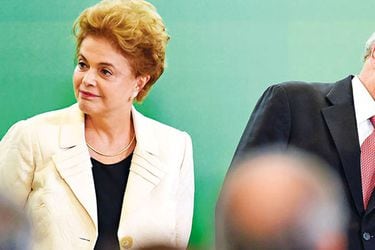 Dilma Rouseff y Lula da Silva