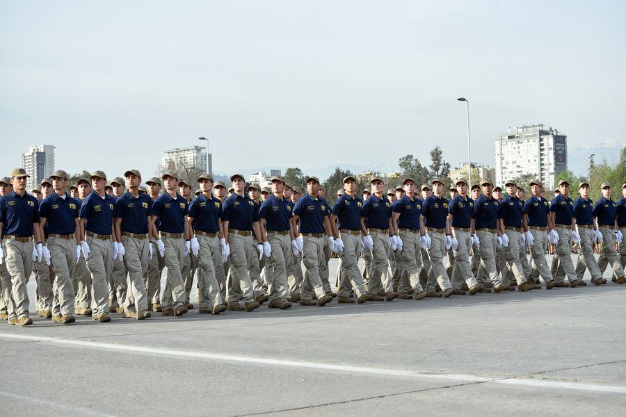 Desfile de la PDI